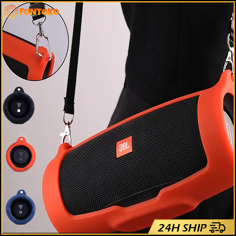 สินค้ามีคุณภาพ เคสลําโพง เคส JBL Charge 5 กันกระแทก พร้อมสายรัด