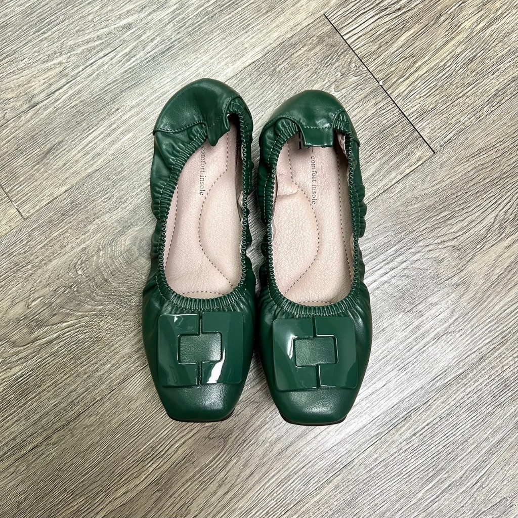 รองเท้าแฟลตประดับอะไหล่หรู - Kate Ballerinas Flats
