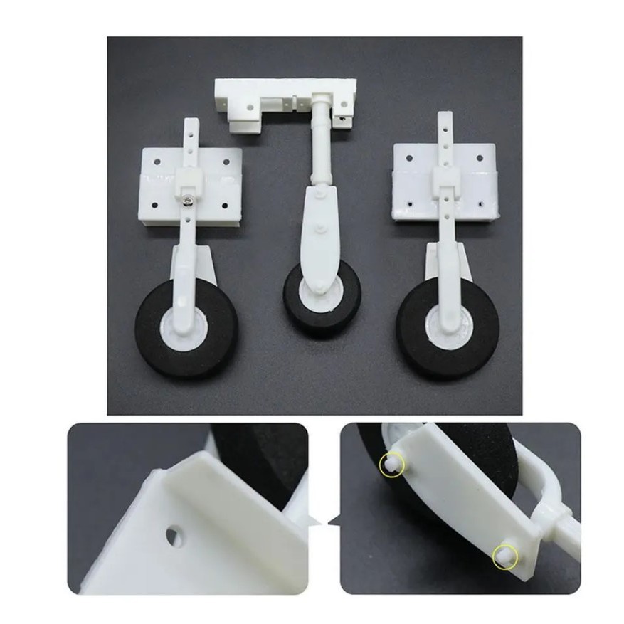 (สินค้าในไทยพร้อมส่ง) ชุดล้อ ลงจอด Su27  F22 สำหรับเครื่องบินบังคับโฟม