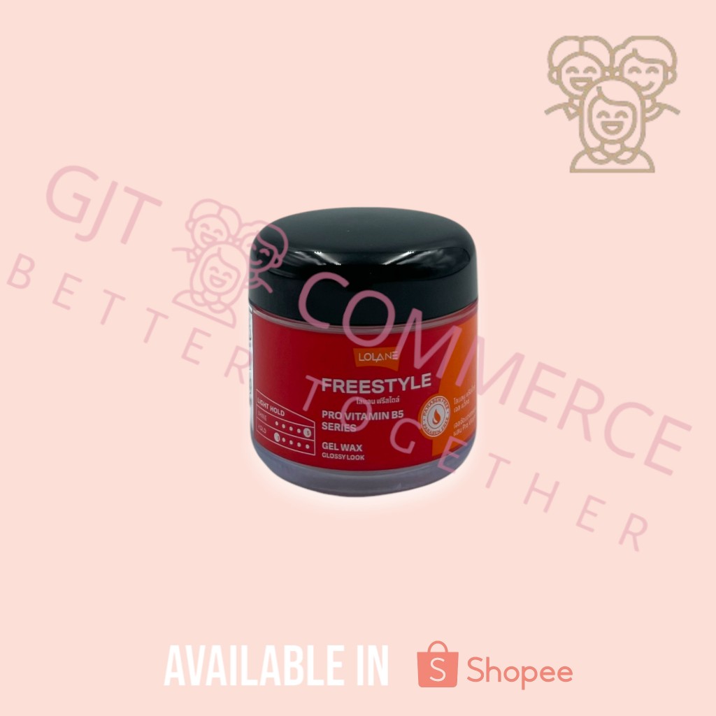 โลแลน ฟรีสไตล์ เจล แว็กซ์ 60 มล. (Lolane Freestyle Gel Wax Glossy Look 60 ml.)