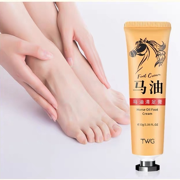 TWGน้ำมันม้าทาส้นเท้าแตก/ผิวที่แห้งและหยาบกร้านF640