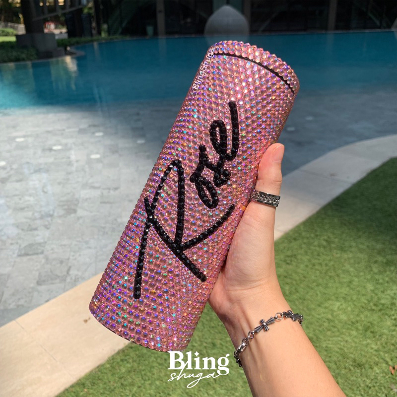 ✨แก้วเพชรเก็บความเย็น เกรดพรีเมี่ยม ✨ใส่ชื่อได้