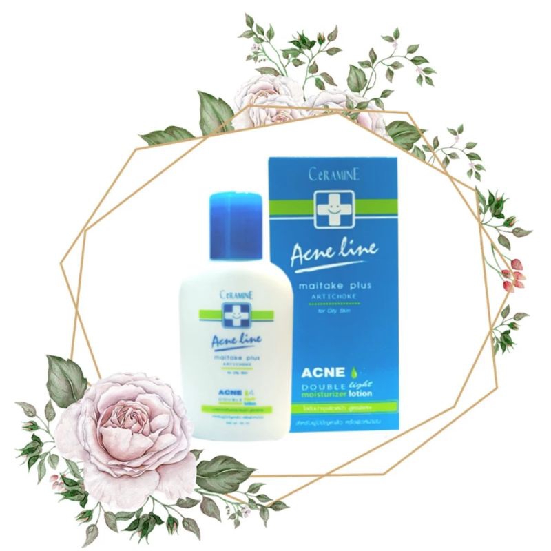 CERAMINE ACNE LINE MAITAKE PLUS ARTICHOKE (50ml.)เซอรามายน์ แอคเน่ไลน์ ไมตาเกะพลัส อาติโช๊ค โลชั่นบำรุงผิวหน้า