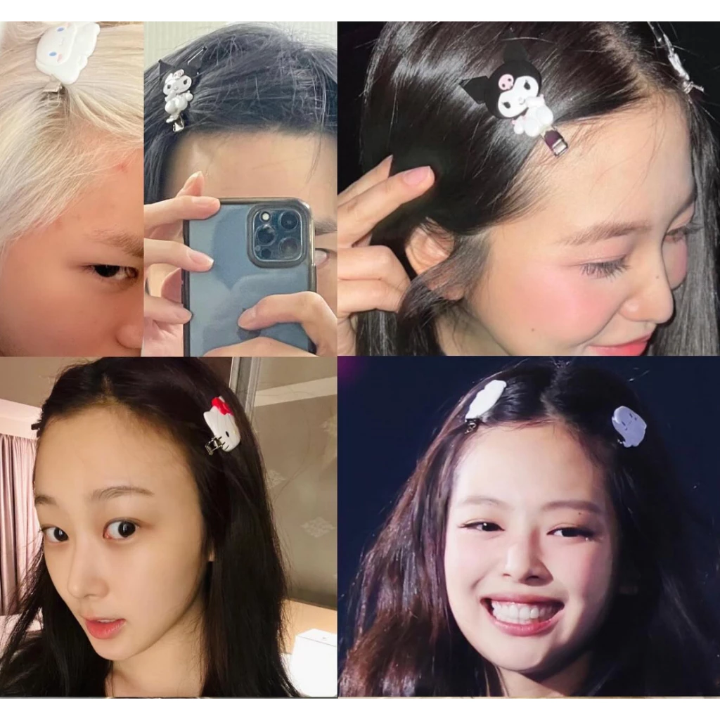 🌸กิ๊บSANRIO กิ๊บซานริโอ้ กิ๊บไอดอล กิ๊บติดผม Sanrio Hair Clip แท้ จากญี่ปุ่น Kitty-Cinnamoroll-Kuromi-PomPom-MyMelody thumbnail 6