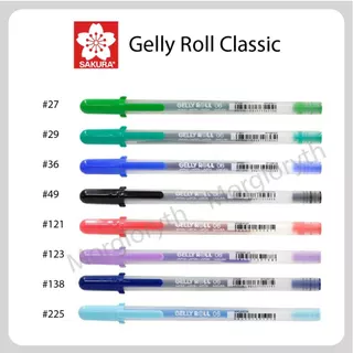 ปากกา Gelly roll sakura เขียนบนกระดาษดำได้ SKR023