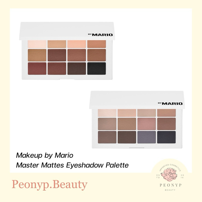 2.2ใช้โค้ดคุ้ม เหลือ 2040.- (พร้อมส่ง ของแท้) Makeup by Mario Master Mattes Eyeshadow Palette พาเลท อายแชโดว์