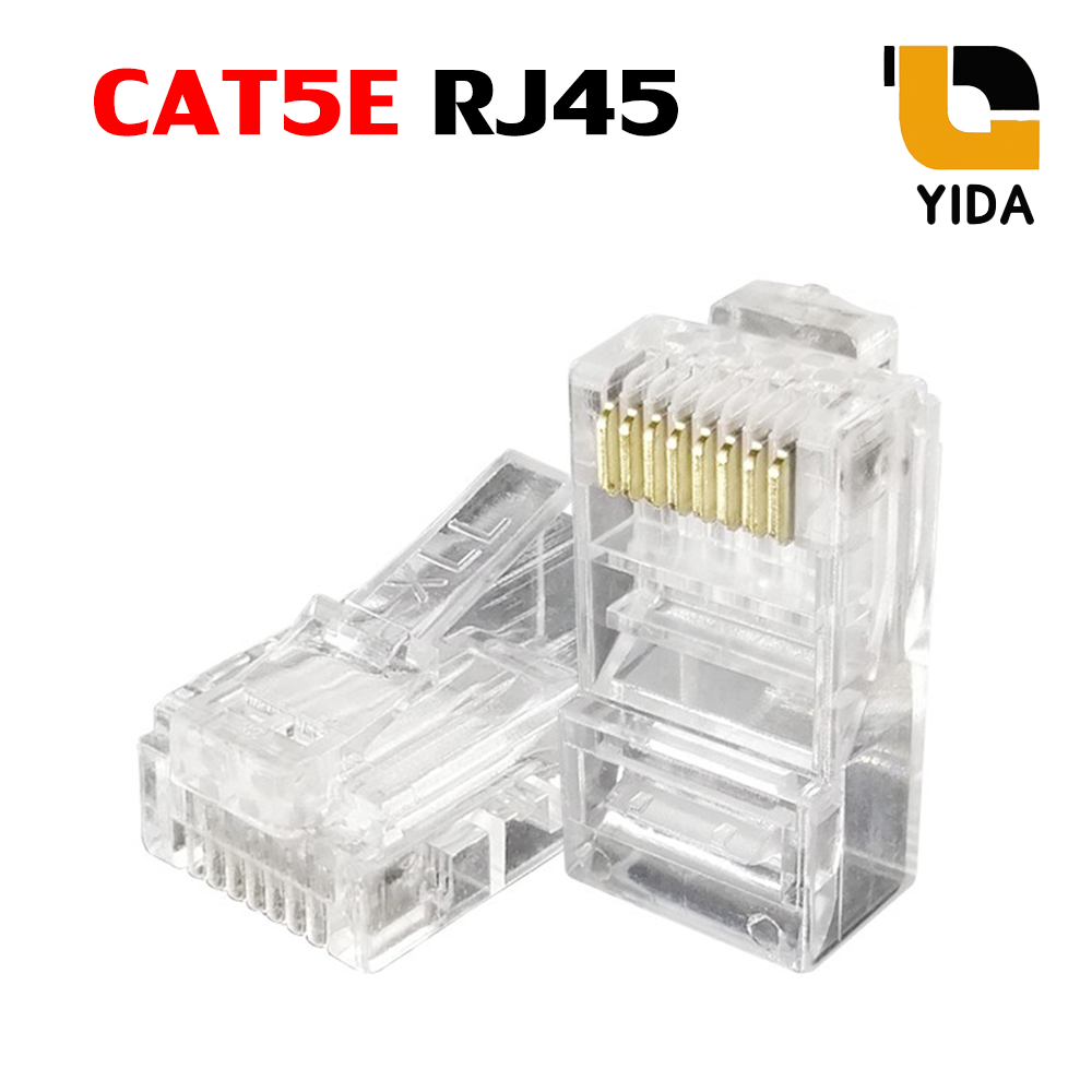 หัวแลน CAT5E Connecter Modula Plug หัวแลนตัวผู้ หัวrj 45 cat5e