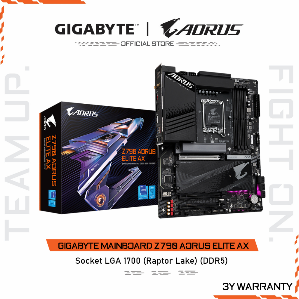 GIGABYTE MAINBOARD Z790 AORUS ELITE AX​ เมนบอร์ด Z790 AORUS ELITE AX-1.1