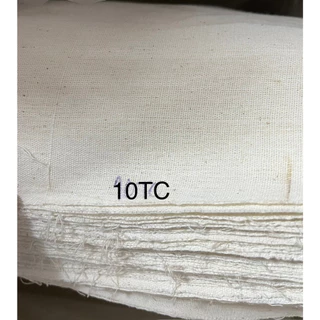 ผ้าฝ้ายดิบTCเกรด A เนื้อดี ขนาด 100x90 ซม. ราคา/เมตร | ผ้าทำหมอน กระเป๋า ปูโต๊ะ แว๊กซ์ขน ฉากถ่ายรูป