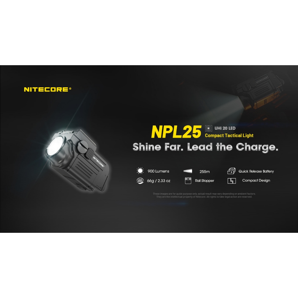 ไฟฉาย Nitecore NPL25 900lm 255เมตร สินค้าตัวแทนในไทย
