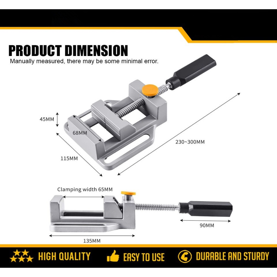 แท่นจับสว่าน แท่นจับสว่านปรับระดับได้ Drill Stand รุ่น DS-6109 ฐานเหล็กหล่อ Cast Iron อย่างดี แถมฟรี! อแดปเตอร์ลดขนาดคอส - รูปที่ 4