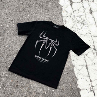 (พร้อมส่ง)เสื้อยืด SPIDER SERIES ผ้า Cotton เกรดส่งออก S85