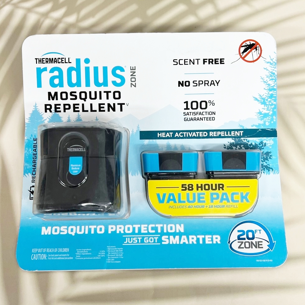 [Thermacell®] Radius Zone Mosquito Repellent, 58 hours Refill เทอมาเซล เครื่องไล่ยุง แบบชาร์จไฟได้