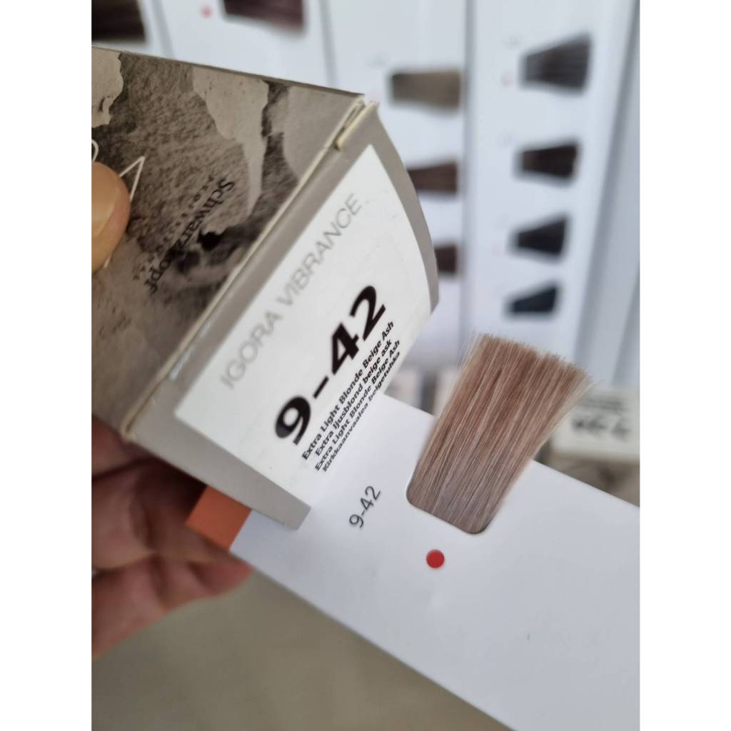 Schwarzkopf Igora Vibrance -Ashy /Muted Desert สีย้อมผมถาวรชนิดโทนเน่อร์น้ำ ปราศจากแอลกอฮอล์และแอมโม