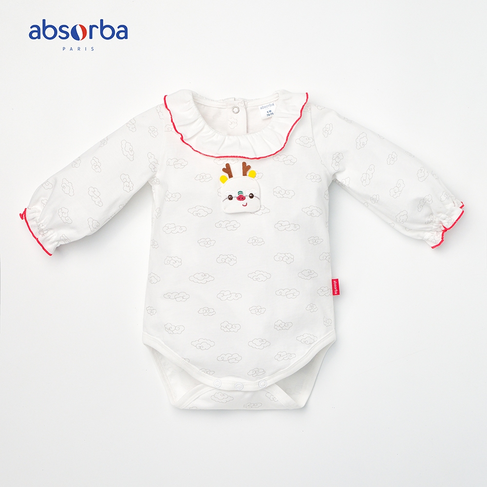 แอ็บซอร์บา บอดี้สูท แขนยาว สำหรับเด็กแรกเกิด - 3 เดือน คอลเลคชั่น Petit Dragon