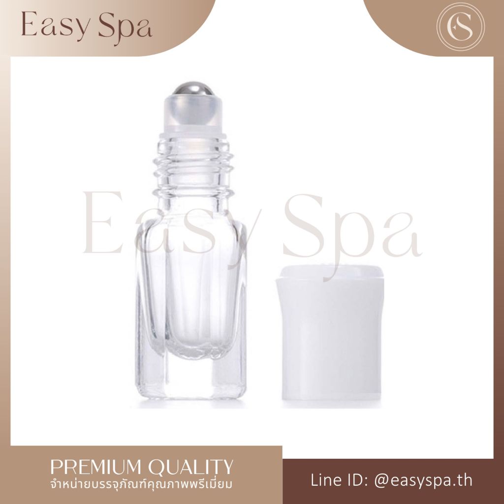 COD ขวดลูกกลิ้งแก้วหนา ลูกกลิ้งสแตนเลส 3ml 6ml 10ml สุดหรู สีสวย ขวดแก้วหนาเคลือบสี ฝาอลูมีเนียม หลากสี