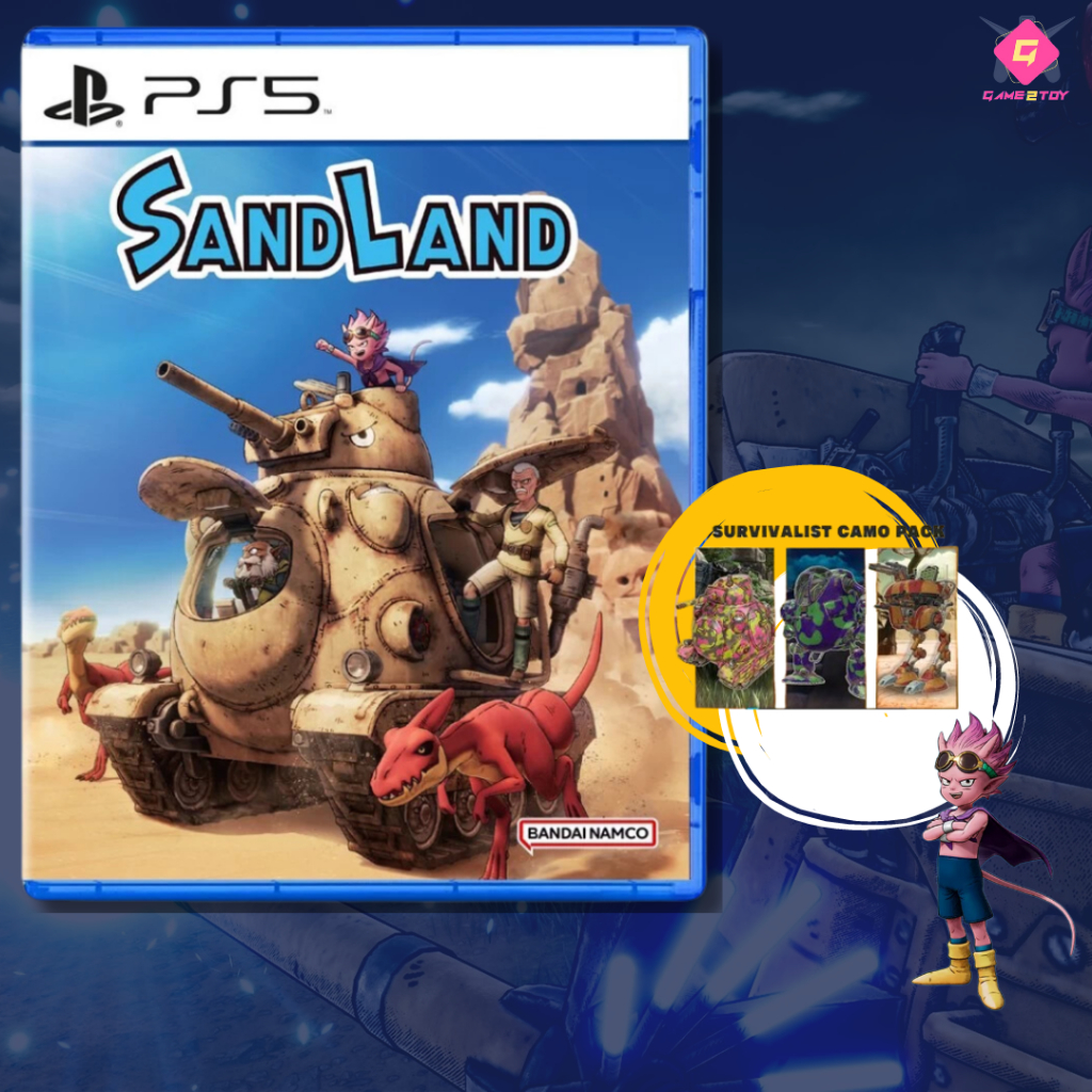 Sand Land Ps5 SandLand (มือ1) สินค้าพร้อมส่ง (code ในกล่อง ค่ะ)