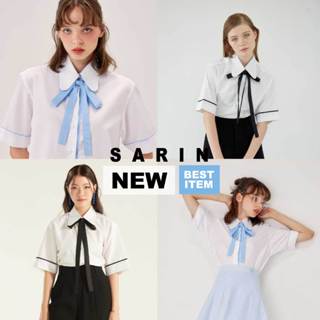Sarin Tinnis shirt เสื้อเชิ้ต แขนสั้น และโบว์