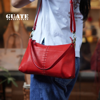 GUATE กระเป๋าหนังแท้ รุ่น MATA กระเป๋าสะพายข้างหนังวัวแท้100…