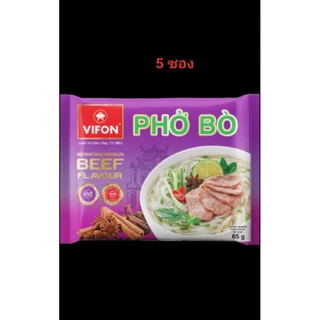 เฝอเนื้อViFonเฝอเวียดนาม5ห่อ