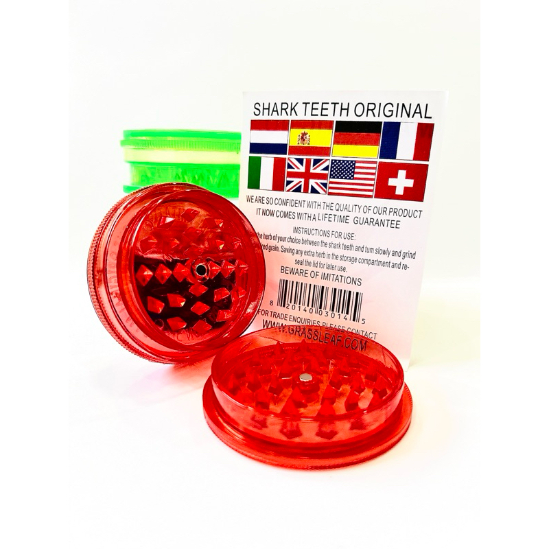 ที่บดสมุนไพร59MM Plastic Grinder ที่บดกัญ ที่บดเครื่องเทศ บดละเอียด ใช้งานง่าย ราคาถูก แบรนด์ดังUSA