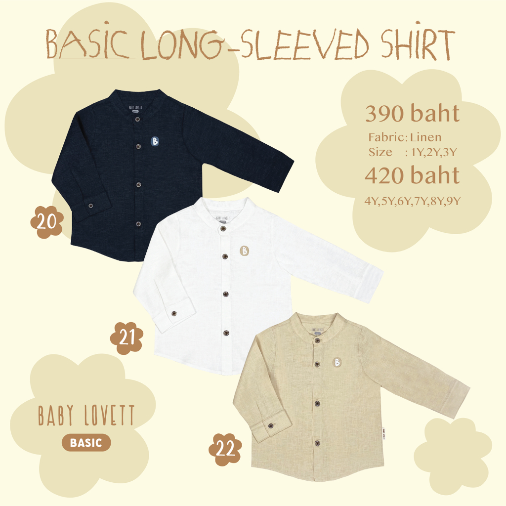 Basic Long-Sleeved Shirt (Babylovett)