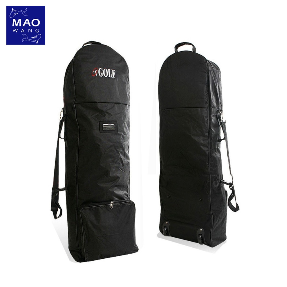 MAO GOLF BAG COVER กระเป๋าคลุมถุงกอล์ฟ มีล้อลาก พับเก็บได้ พกพาง่าย