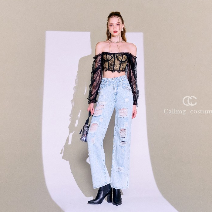 CALLING_COSTUME  Top (CL821) Pants jean (CL822)