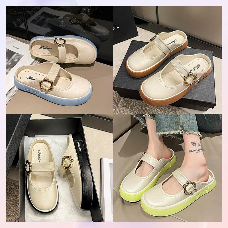 LGShoes พร้อมส่งทุกพื้นที่ รองเท้าแฟชั่นดีไซน์นักเรียน รุ่นนี้คือน่ารักกรุบกริบมาก มีให้เลือกถึง 4 สี วัสดุคุณภาพดีสุดๆ