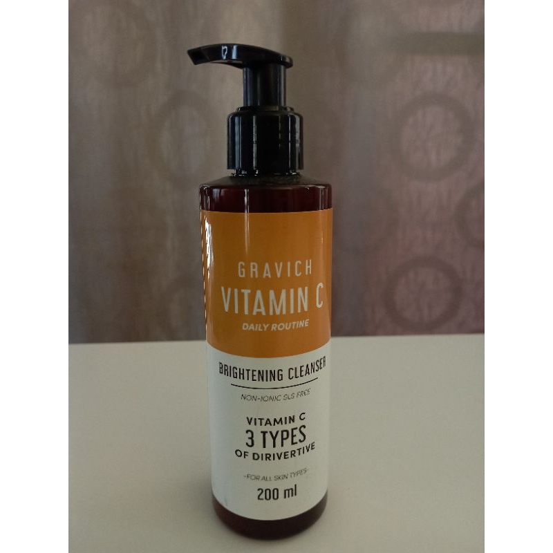 Gravich Tripple Vitamin C Booster Cleanser 200 ml ของแท้ของใหม่