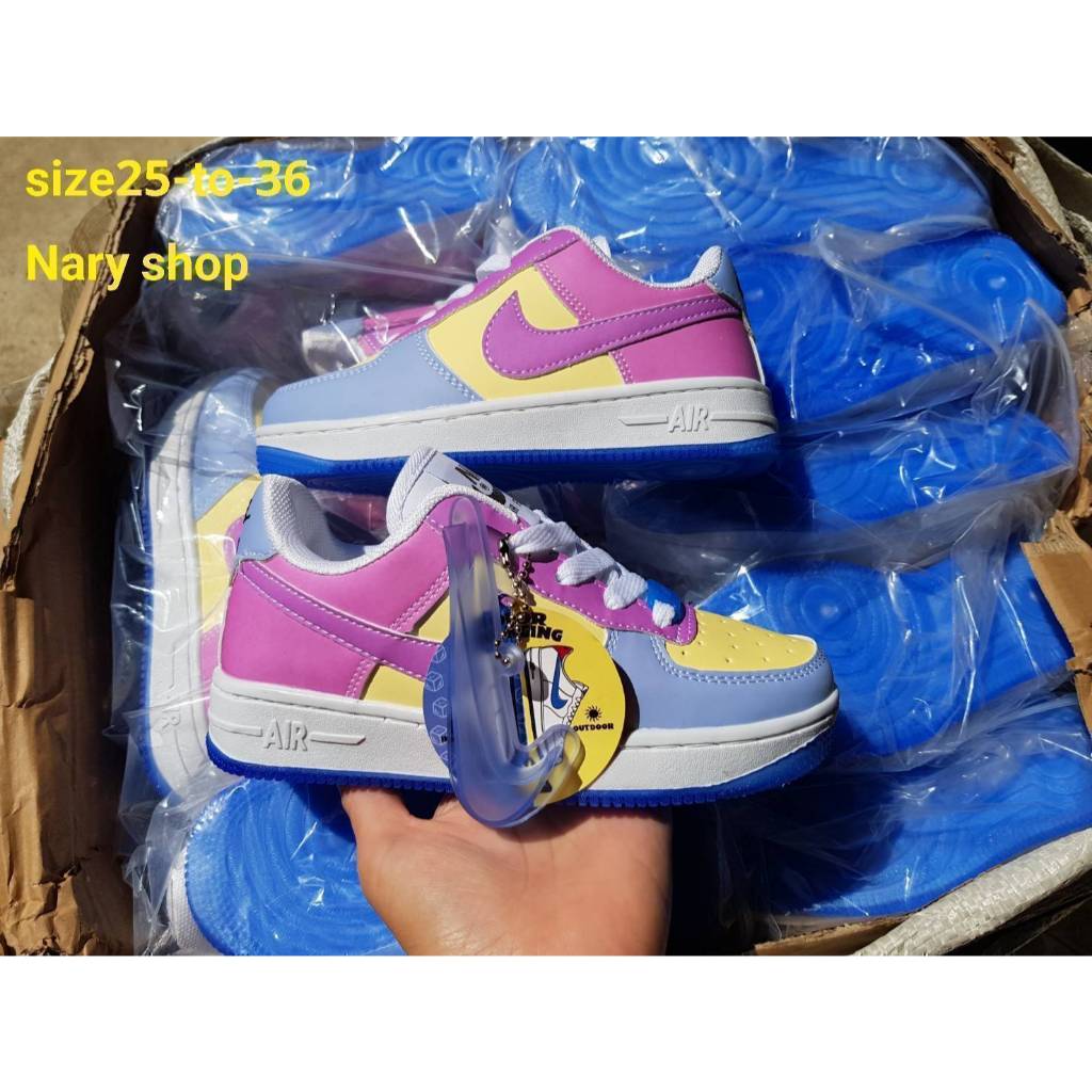 รองเท้าผ้าใบเด็ก ไซส์ 25-36 Force UV เปลี่ยนสีเวลาโดนแดด