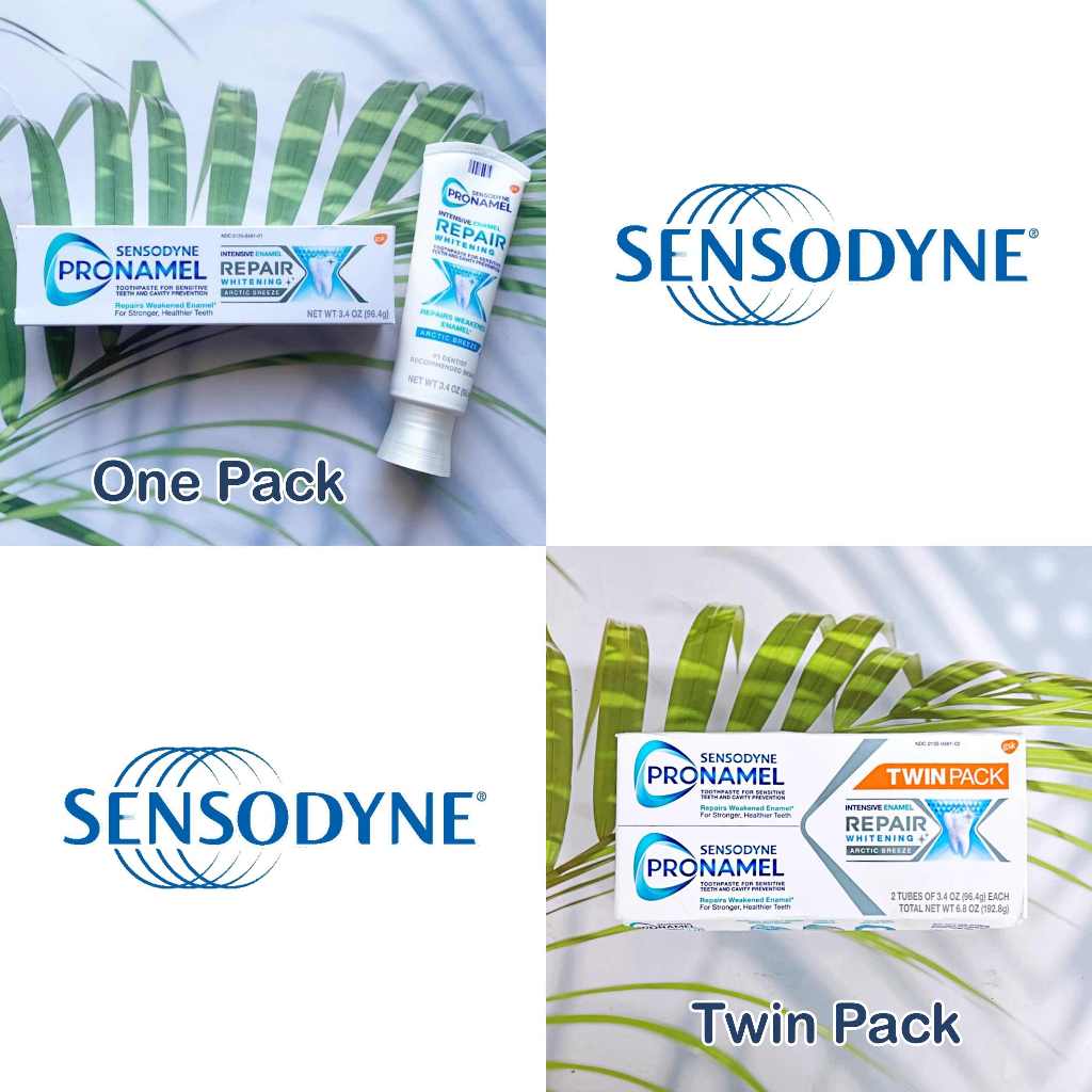 (SENSODYNE®) Pronamel Intensive Enamel Repair Whitening Toothpaste 96.4g, Arctic Breeze เซ็นโซดายน์ 