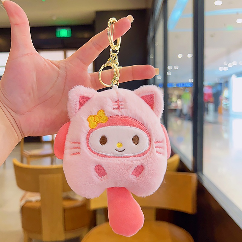 จี้ตุ๊กตา Sanrio Melody น่ารัก แต่งหัวเข็มขัด สีเงิน สีทอง - รูปที่ 6