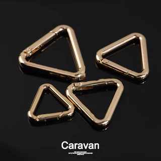 Caravan crew carabiner สามเหลี่ยม โลหะทั้งหมด