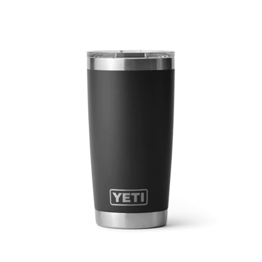 YETI RAMBLER 20 OZ TUMBLER - BLACK