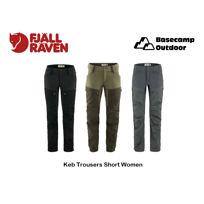 Fjallraven Keb Trousers Short Women กางเกงเดินป่าแบรนด์สวีเดน ของแท้ ทางร้านเป็นตัวแทนจำหน่ายอย่างถูกต้อง