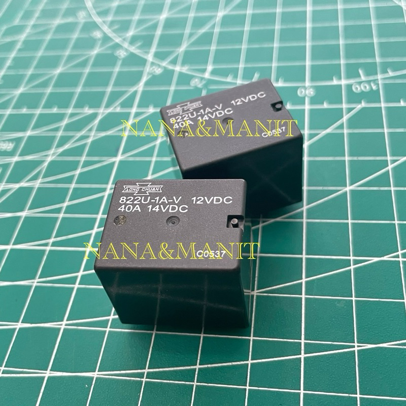 822U-1A-V RELAY รถ 12VDC 5 ขา พร้อมส่งในไทย