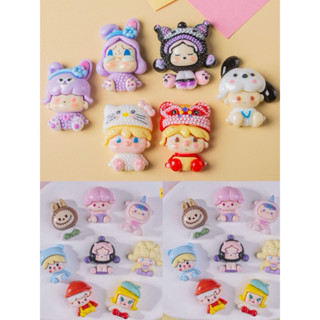 เรซิ่นงานDiyPopmartติดกล่องดินสอแก้วน้ำติดรองเท้า