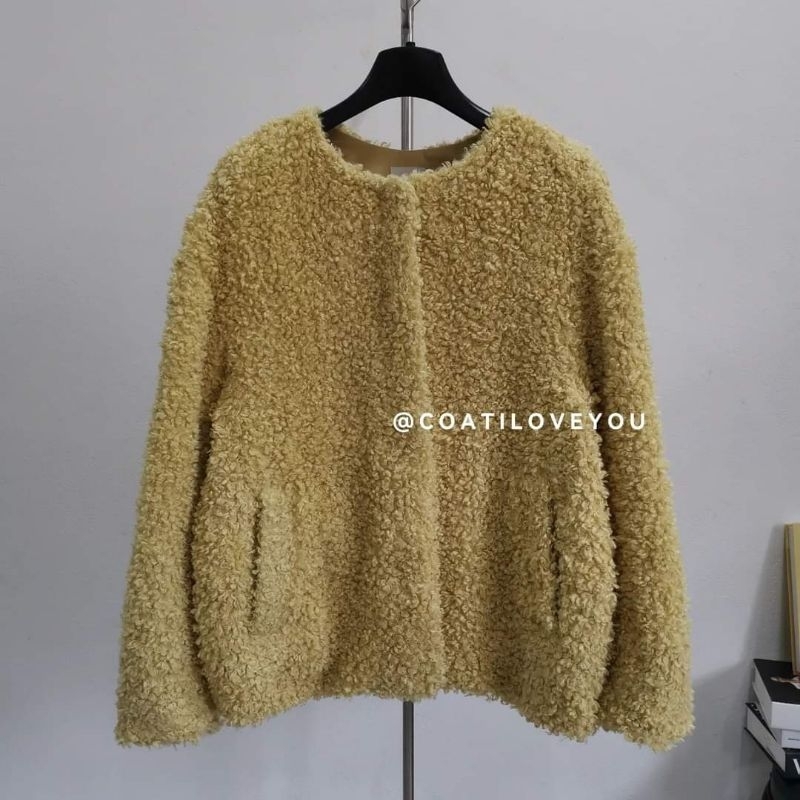 **พร้อมส่งในไทย** Green​ Label Relaxing Sherpa​ Jacket​