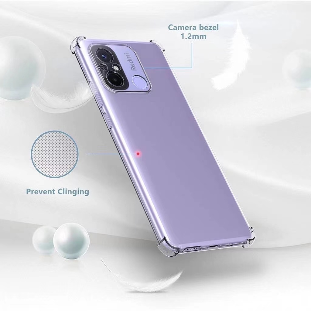 เคสใส ใช้สำหรับ Xiaomi Redmi 12C / Poco C55  พร้อมส่ง กันกระแท For เสี่ยวมี่ เรดมี่ 12C ราคา ถูกที่สุด ดีลบีเคเค แกลเลอรีภาพที่ 4