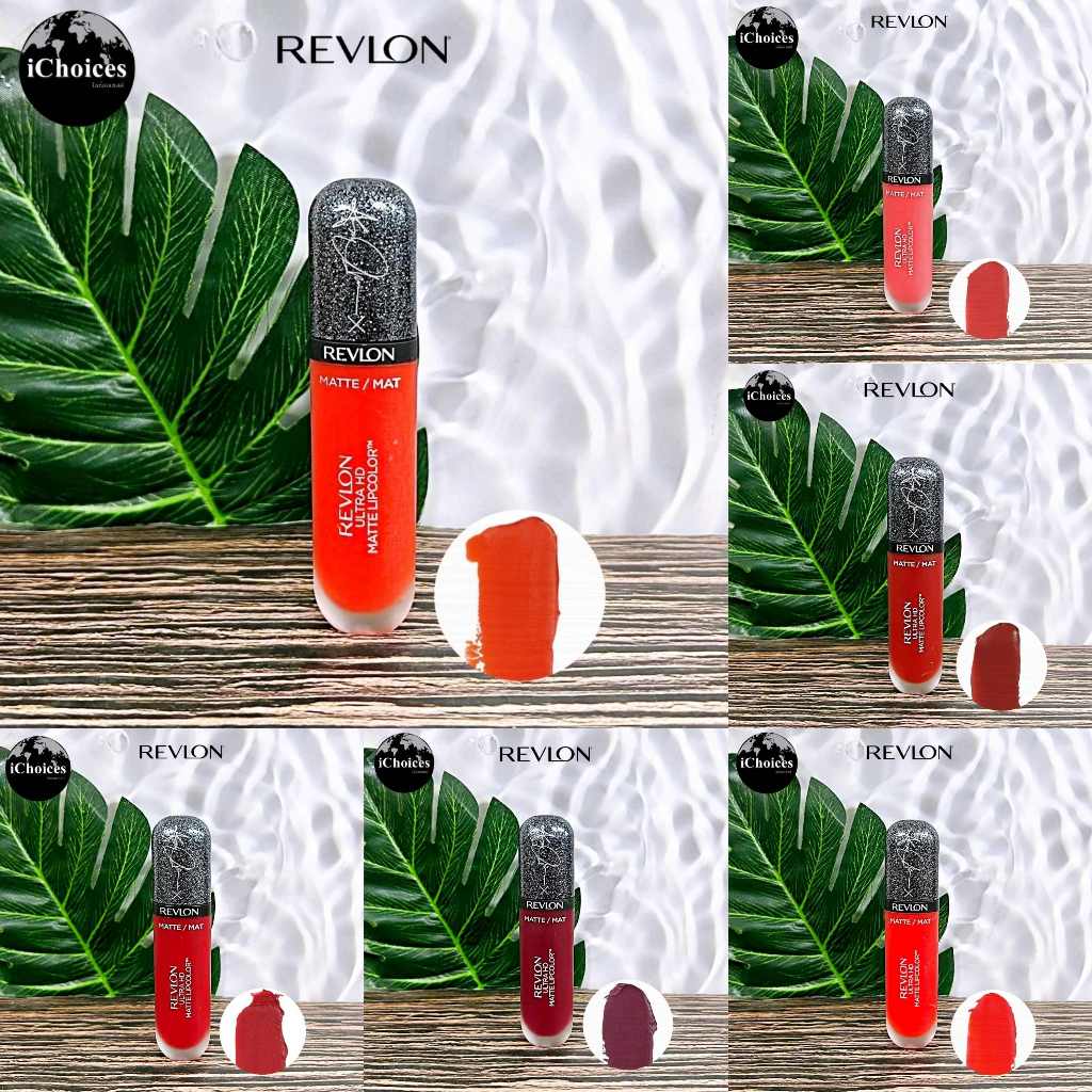 [Revlon] Ultra HD Matte Lipcolor, Matte x Ashley Graham เรฟลอน อัลตร้า เอชดี แม็ท ลิปคัลเลอร์