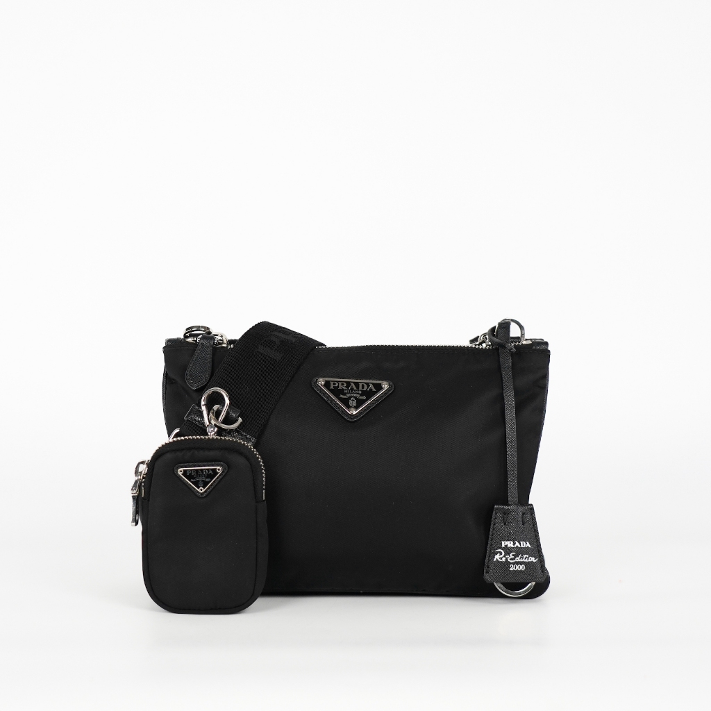 กระเป๋า Prada  Re-Nylon And Saffiano Leather Shoulder Bag