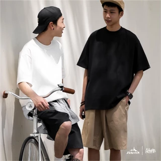🔥9.9 SALE🔥® คอฟิต / อก 44"- 52" / Heavy Cotton Combed 100% เสื้อ Oversize สีดำ ขาว ONF