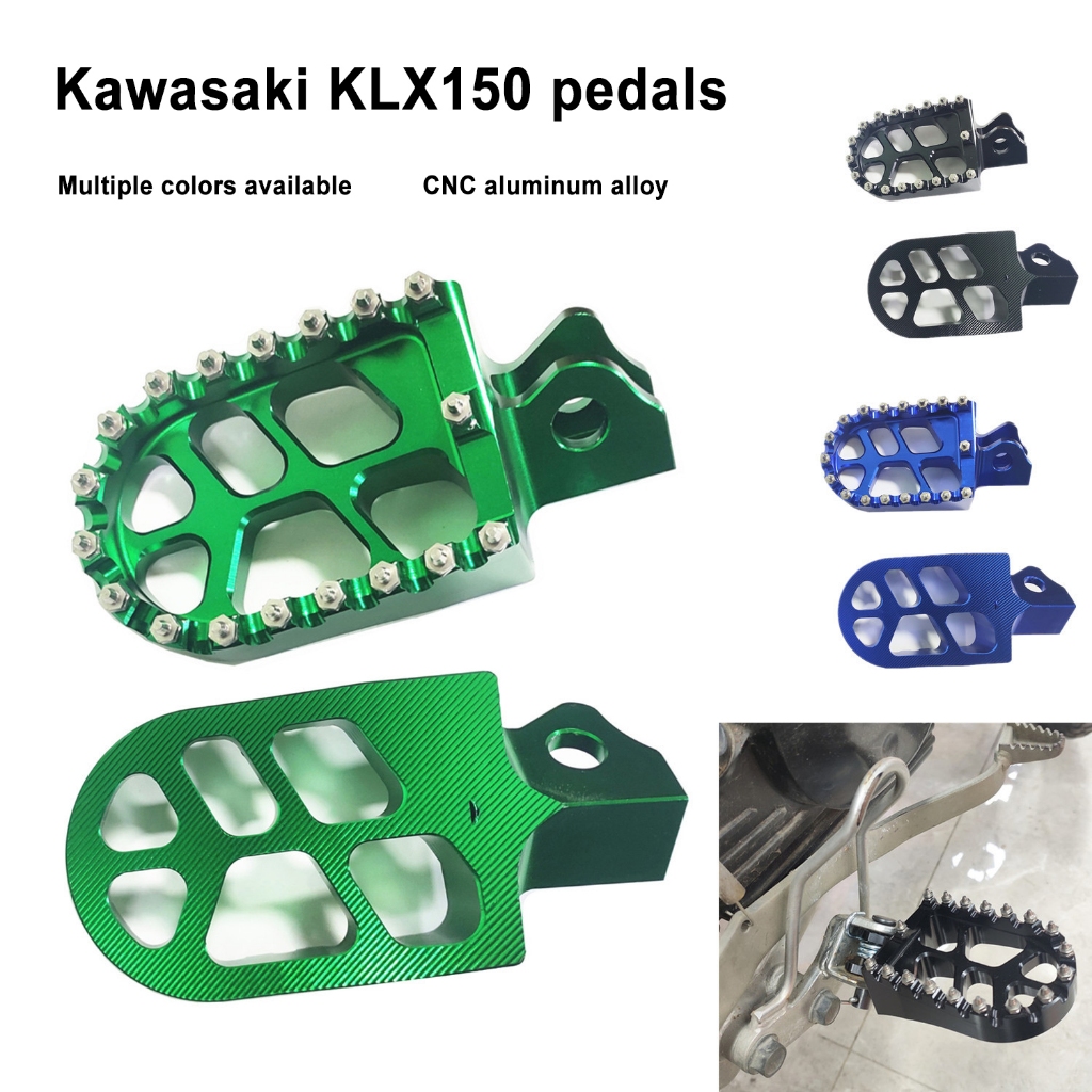 ที่พักเท้า สําหรับรถจักรยานยนต์ เหมาะสำหรับ KAWASAKI KLX230 KLX150 15-18 เหยียบ CNC อลูมิเนียมอุปกรณ์เสริม
