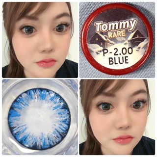 คอนแทคเลนส์ บิ๊กอาย รุ่น Tommy สีฟ้า/Blue มีสายตา (0.00)-(-7…
