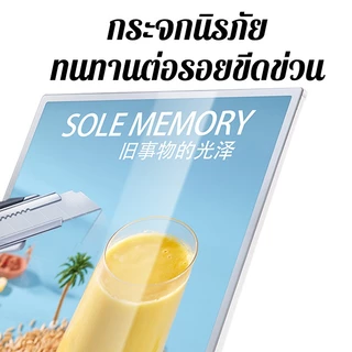 ป้ายไฟ 60×90 LED Slim light box สามารถปรับมุมและความสว่างได้ แผงกระจกนิรภัย ป้ายไฟ ป้ายเมนูอาหาร