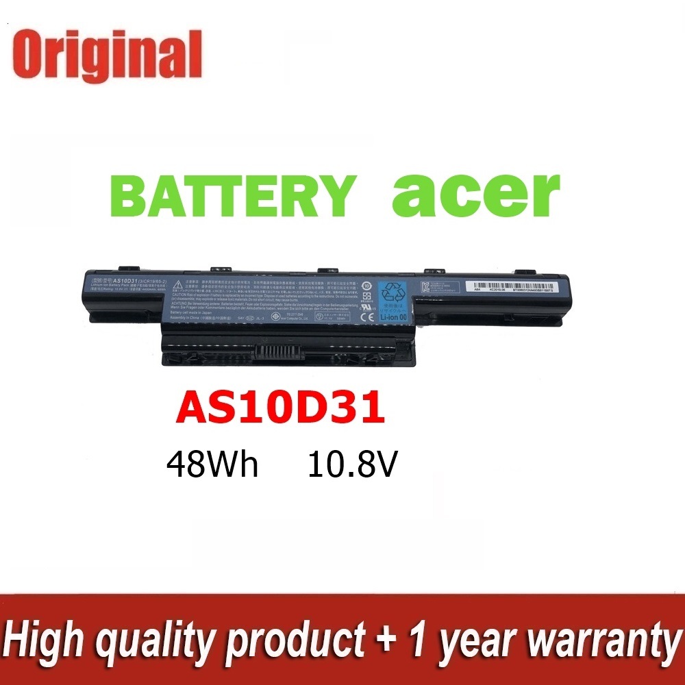 ACER แบตเตอรี่ AS10D31 (4741 4743 4750 4752 4741 4551 4552 4755 AS10D51 AS10D3E AS10D41 AS10D61 AS10D71) Acer battery