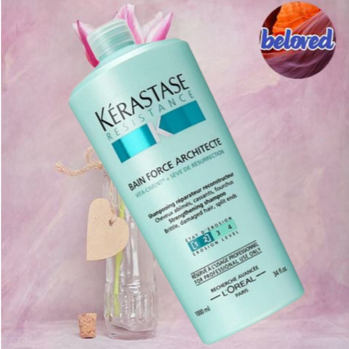 Kerastase Resistance Bain Force Architecte 1000 ml สำหรับผมเสียรุนแรง