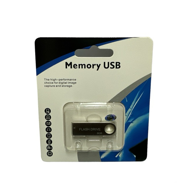 แฟลชไดร์ฟ 8GB สีเงิน (Memory USB วัสดุอย่างดีทนทรานพร้อมรับประกันให้ 1 ปี.) ราคา ถูกที่สุด ดีลบีเคเค แกลเลอรีภาพที่ 8