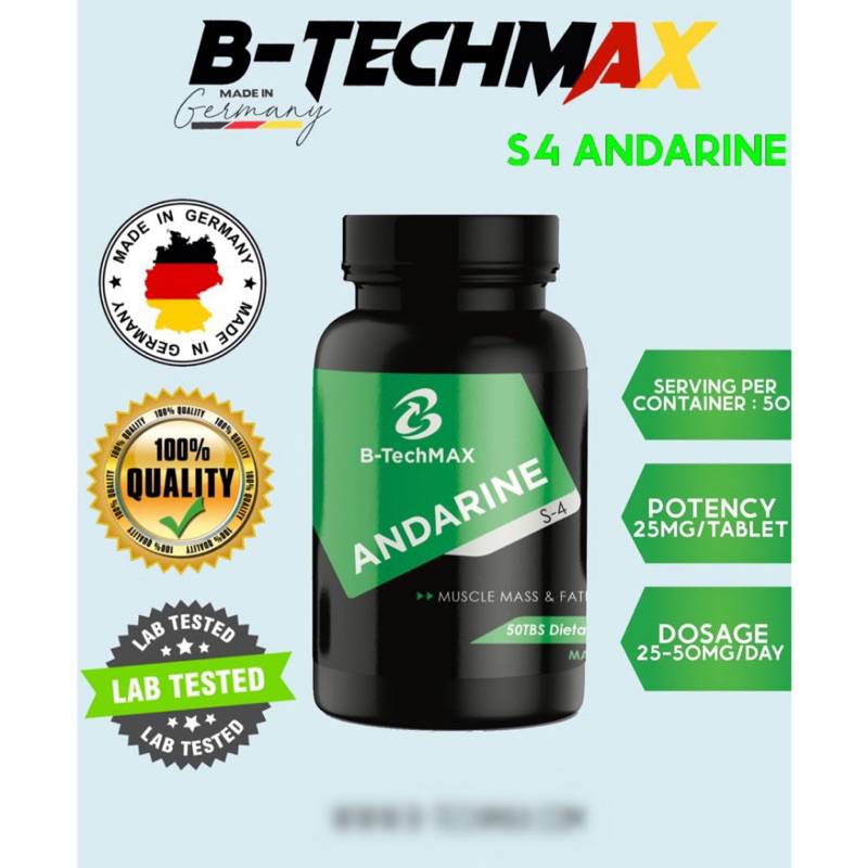 B-TechMax Andarine S-4 25mg 50 tabs